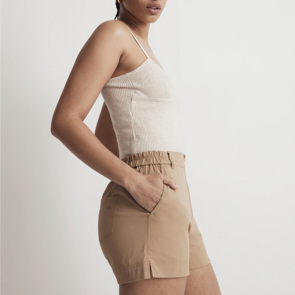 NWT Madewell Zip Front Tapered Shorts - Picture 3 of 13